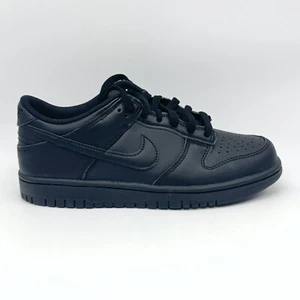Nike Dunk Low Triple Black Big Kids 6.5 / Womens 8 Shoes New FB9109-009 - Picture 1 of 11