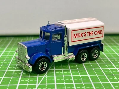 Matchbox Peterbilt Milk Tanker Truck "Milk’s The One” No Tampo On Door Near Mint - Image 1 of 4