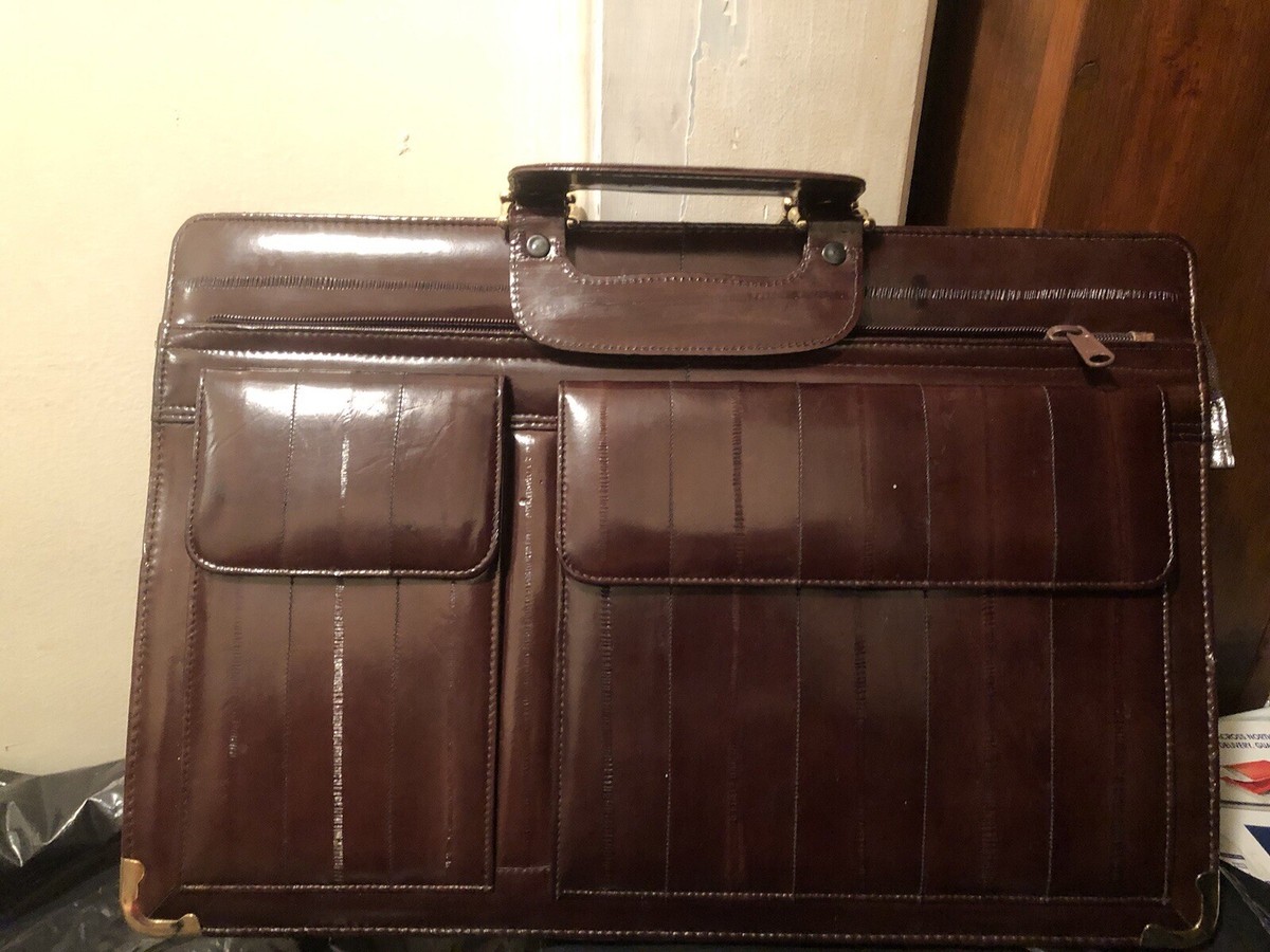 Eel Skin Briefcase In Women's Bags & Handbags | eBay Eel Skin Briefcase In Women's Bags & Handbags | eBay