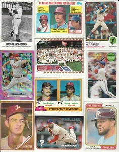 Huge 300 + different PHILLIES card lot 1962 - 2024 Schmidt Bohm Harper Wheeler - Picture 1 of 17