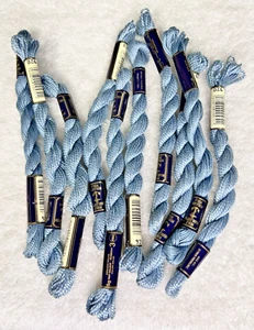 10 MINT Anchor Perle Pearl Cotton #920 Blue Embroidery Floss Vintage Skein - Picture 1 of 3