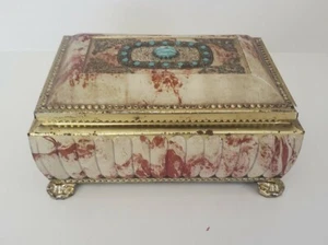 De colección Pájaro Azul Confitería Decorativo Mármol Look Lata Harry Vincent Limited - Imagen 1 de 10