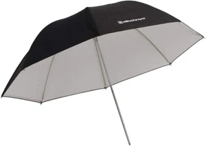 Shallow 2-In-1 Umbrella - 105Cm/ 41In - White Reflective/ Translucent (EL26359) - Picture 1 of 3