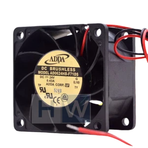 1/piece ADDA AD0624HB-F71DS 2-Wire 24V 0.43A 6CM High Air Volume Inverter Fan - Picture 1 of 9