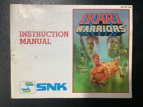 Ikari Warriors 1 NES Nintendo Instruction Manual Only