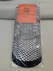 Dear Denier Netz Paar Socken Schwarz Onesize Neu - Bild 1 von 6
