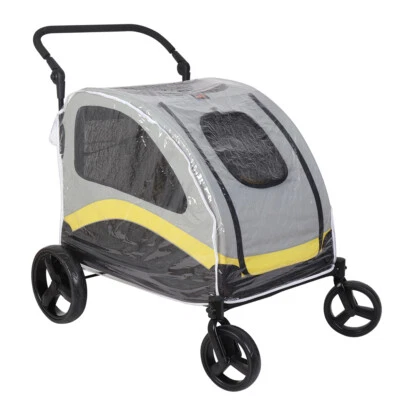 Dog Stroller Rain Wind Cover Dog Cat Pet Travel Stroller Pushchair Pram Jogger - Image 1 of 4