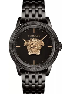 Versace Palazzo Empire Black Mens Swiss Bracelet Watch $1695.00 - Picture 1 of 4