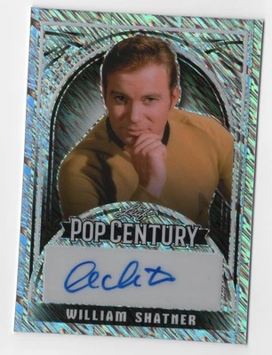 William Shatner 2024 Leaf Metal Pop Century Autograph Card Auto Star Trek /20 - Image 1 of 2