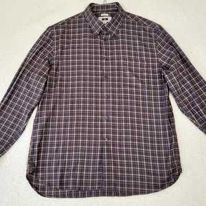 Joseph Abboud Herren Hemd XL Modern Fit braun/hellbraun/blau kariert langarm - Bild 1 von 14