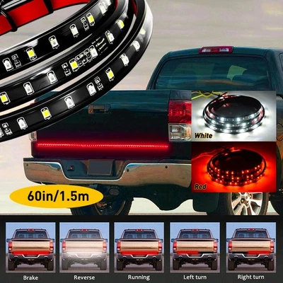 Barra de luz LED portón trasero tira de 60"" para camioneta Dodge Ram 1500 2500 5 funciones Foto 1 de 4