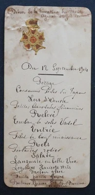 1904 Cena Decoración del Mérito Agrícola Alfred Brunet 1 - Imagen 1 de 2