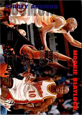 1994 Stadium Club Mookie Blaylock/Stacey Augmon #327 Atlanta Hawks - Image 1 of 2