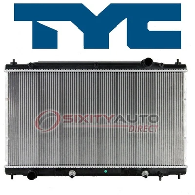 TYC Radiator for 2017-2019 Infiniti Q60 3.0L V6 Cooler Cooling Antifreeze np Foto 1 de 4