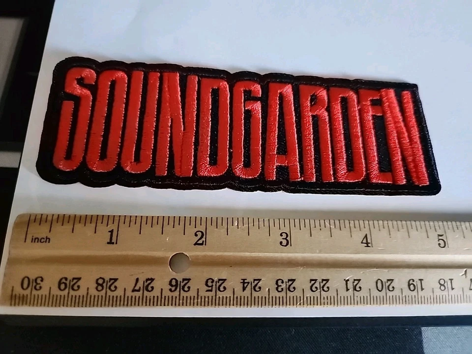 Soundgarden Logo Embroidered Iron/Sew On Patch