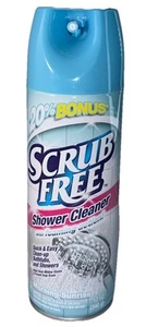 Scrub Free SHOWER CLEANER W Foaming Action CleansMildew/Soap Scum 12oz Morn Sun - Picture 1 of 11