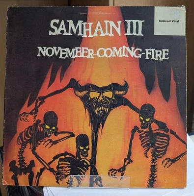 Samhain - November-Coming-Fire LP 1986 Plan 9 VG+/VG+ - Image 1 of 4