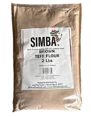 Teff Flour - 2 lbs - USA Seller Free and Fast Shipping! - Image 1 of 4