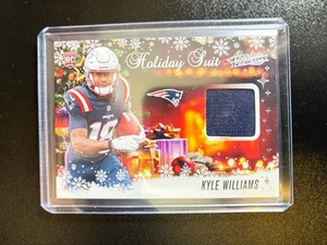 2025 Panini Absolute Kyle Williams Holiday Suit Rookie Red Patch #HS-KWS - Bild 1 von 2