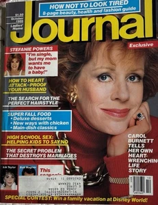 Ladies' Home Journal Oct 1986 Carol Burnett, Liz Taylor - Picture 1 of 2