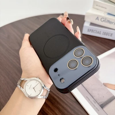 Funda magnética a prueba de golpes con protector de lente para iPhone 17 Pro Max 16 15 14 13 12 Foto 1 de 4