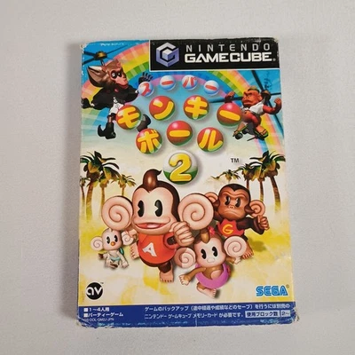 Japanese Super Monkey Ball 2 Nintendo GameCube Japan Import CIB US Seller - Image 1 of 4