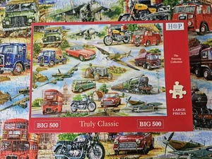 Hop House of Puzzles Big 500 XL Piece Jigsaw 'Truly Classic' Complete - Picture 1 of 5