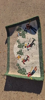 Chandler 4 Corners Winter Woods hand-hooked wool accent rug 2' X 3' - Image 1 of 4