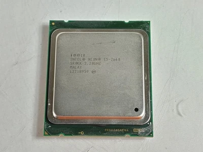 Lot of 2 Intel Xeon E5-2660 2.2 GHz LGA 2011 2.2 GHz Server CPU Processor SR0KK - Image 1 of 4