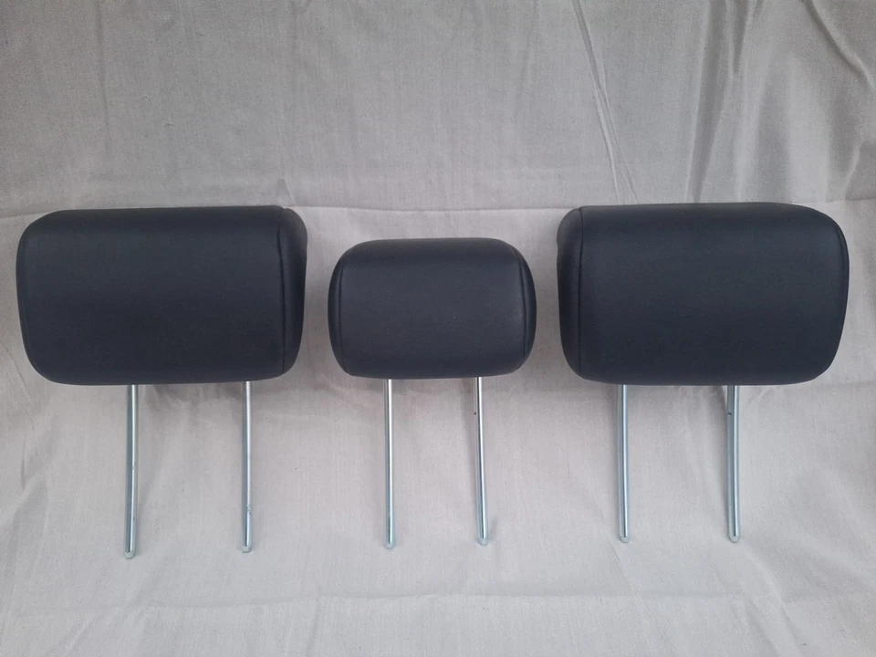 Conjunto de 3 encostos de cabeça para assentos traseiros Land Rover LR2 OEM - Imagem 1 de 4