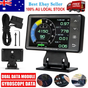 Lufi XS OBD2 GPS Speedometer Gyroscope Boost Gauge Vehicle Overspeed Alarm Tool - Picture 1 of 12