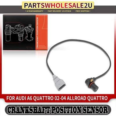 New Crankshaft Position Sensor for Audi A6 Quattro 2002-2004 Allroad Quattro S4 - Image 1 of 4
