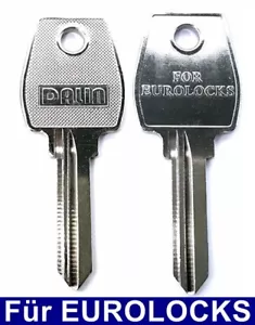 50x Llave de repuesto en blanco Cilindro Llave para cerrajería EUROLOCKS - Imagen 1 de 3