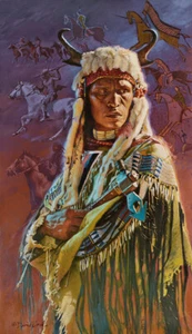 David YORKE - Visions 18x32 - Limited Edition Signed & Numbered Canvas Native - Picture 1 of 9