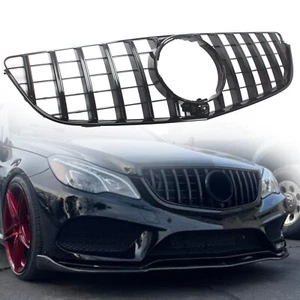BLACK GT PANAMERICANO GRILLE FOR MERCEDES BENZ E COUPE W207 C207 2014-2016 - Picture 1 of 12