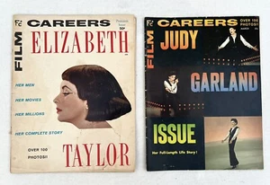 Vintage Film Careers Magazine Elizabeth Taylor & Judy Garland Vol 1 & 2 1963-64 - Foto 1 di 24