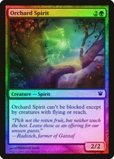 Orchard Spirit FOIL Innistrad NM Green Common MAGIC GATHERING CARD ABUGames