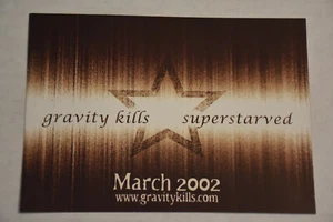 GRAVITY KILLS Superstarved Promo Postcard - Picture 1 of 2