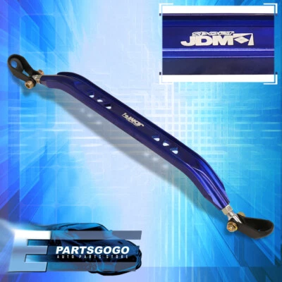 For 97-01 Mitsubishi Mirage Blue Aluminum Front Lower Strut Bar Stabilizer Brace - Image 1 of 3