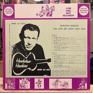 [COUNTRY]~EXC LP~HAWKSHAW HAWKINS~The Late And Great Opry Star~[1991]~GERMAN Imp - Picture 1 of 5