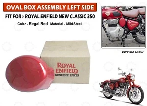 Regal Red Oval Box "Assembly Left Side For Royal Enfield New Classic 350" - Bild 1 von 8