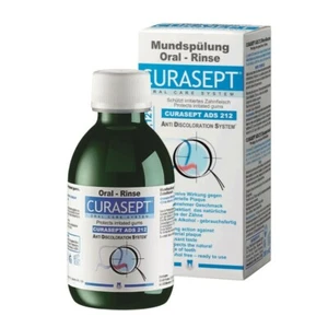 Curasept ADS 212 200mL Oral Rinse Mouthwash Strong Action Against Plaque - Picture 1 of 2