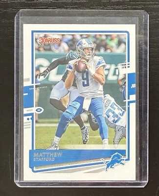 2020 Donruss Matthew Stafford Aqueous Test SSP Very Rare  - Image 1 of 2