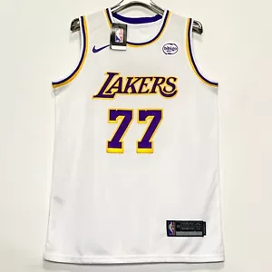 Luka Doncic #77 Los Angeles Lakers Weißes besticktes Trikot S/M/L/XL/XXL - Bild 1 von 9