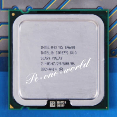 100% OK SLA94 Intel Core 2 Duo E4600 2.4 GHz Dual-Core Processor CPU LGA 775 - Image 1 of 2