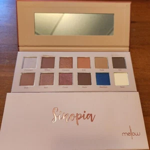 Mellow Cosmetics Sinopia 12 Assorted Eyeshadow Palette 18g Stained in transit - Picture 1 of 2