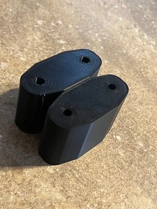 47mm Mirror Riser Extender  Adaptor Spacers  for Yamaha FZR 1000 1991-94 FZR1000 - Picture 1 of 7