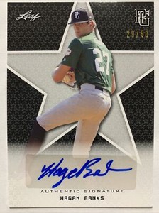 2020 LEAF PG NATIONAL SHOWCASE HAGAN BANKS BLACK AUTO 29/50