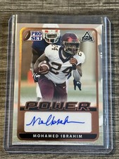 2021 Leaf Pro Set Mohamed Ibrahim #BA-MI1 Power Auto RC Detroit Lions