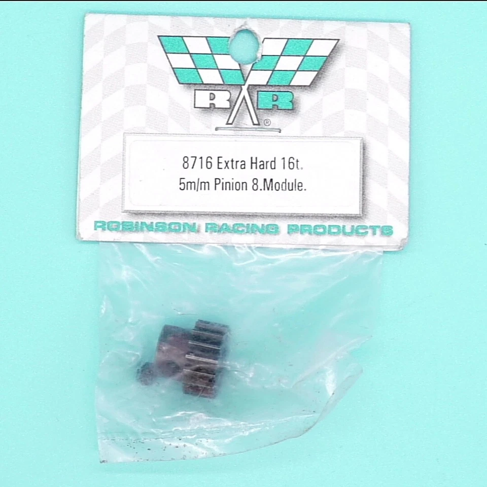 Robinson Rennen Produkte Extra Harte 5mm Bohrung .8 Module31.75P Ritzel 16T - Bild 1 von 1